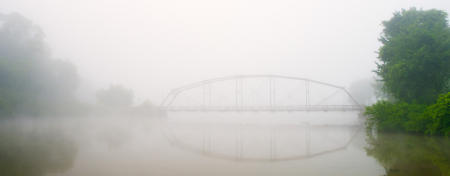 Upper Lisle Bridge, Sunday Morning