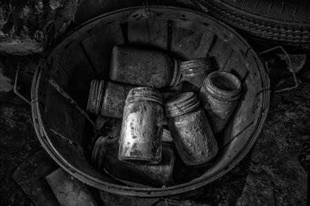 Mom's Canning Jars, Cellar